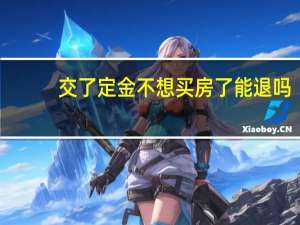 交了定金不想买房了能退吗