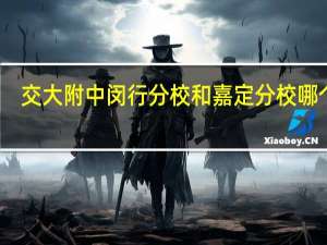 交大附中闵行分校和嘉定分校哪个好（交大附中嘉定分校和嘉一中哪个好）