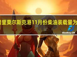 交易商表示俄罗斯普里莫尔斯克港11月份柴油装载量为160万吨10月份为70万吨