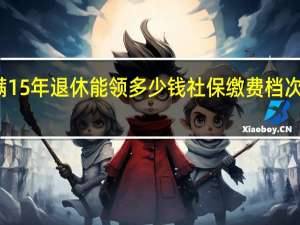 交满15年退休能领多少钱　社保缴费档次如何选择
