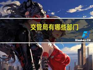 交管局有哪些部门