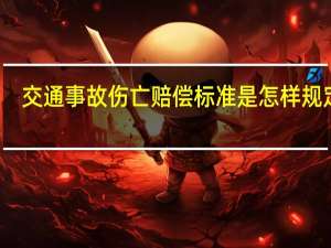 交通事故伤亡赔偿标准是怎样规定的