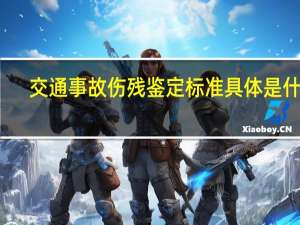 交通事故伤残鉴定标准具体是什么