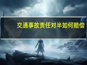 交通事故责任对半如何赔偿
