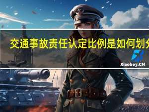 交通事故责任认定比例是如何划分的