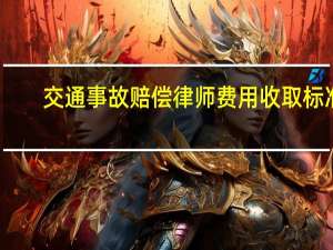 交通事故赔偿律师费用收取标准