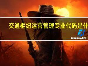 交通枢纽运营管理专业代码是什么