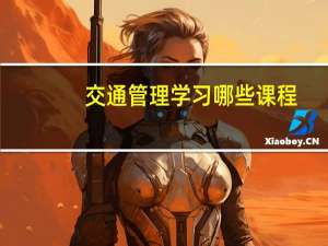 交通管理学习哪些课程