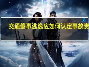 交通肇事逃逸应如何认定事故责任