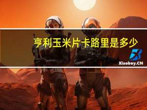 亨利 玉米片卡路里是多少