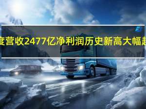 京东三季度营收2477亿 净利润历史新高 大幅超市场预期