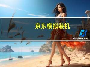 京东模拟装机（装机网）