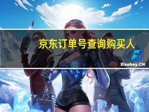 京东订单号查询购买人（京东订单号查询）
