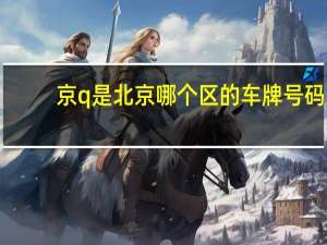 京q是北京哪个区的车牌号码（京Q是北京哪个区的车牌号）