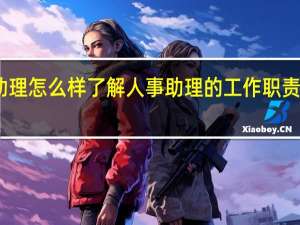 人事助理怎么样 了解人事助理的工作职责和能力要求