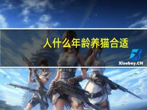 人什么年龄养猫合适