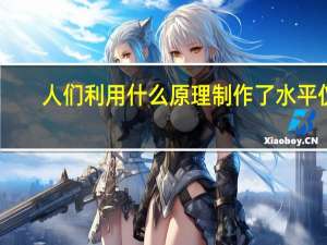 人们利用什么原理制作了水平仪