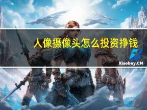 人像摄像头怎么投资挣钱