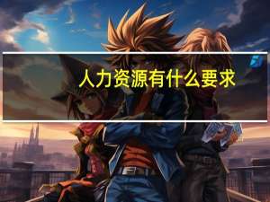 人力资源有什么要求