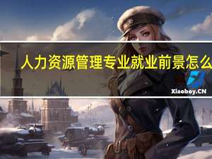 人力资源管理专业就业前景怎么样