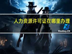 人力资源许可证在哪里办理