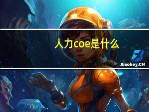人力coe是什么