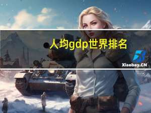 人均gdp世界排名