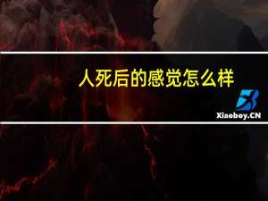 人死后的感觉怎么样（人死后的感觉）