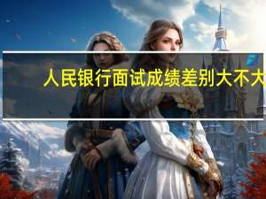 人民银行面试成绩差别大不大