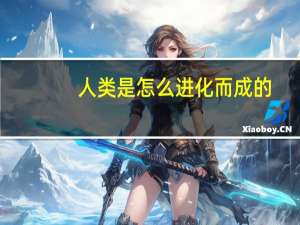 人类是怎么进化而成的