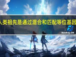 人类祖先是通过混合和匹配等位基因形成的