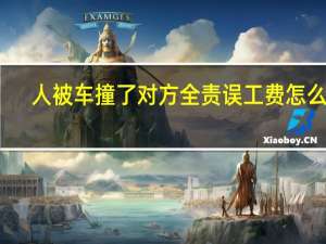 人被车撞了对方全责误工费怎么算