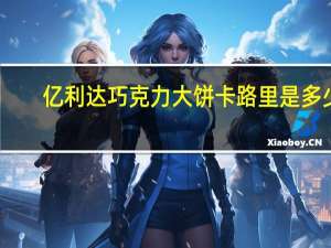 亿利达 巧克力大饼卡路里是多少