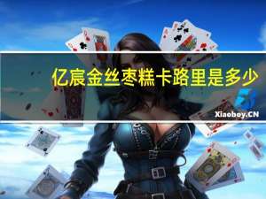 亿宸 金丝枣糕卡路里是多少