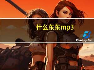 什么东东mp3（什么东东）