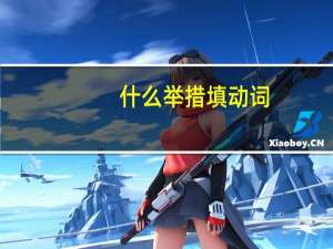 什么举措填动词