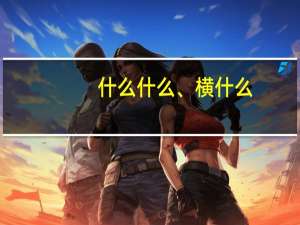 什么什么、横什么（什么什么横什么）