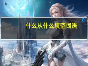 什么从什么填空词语