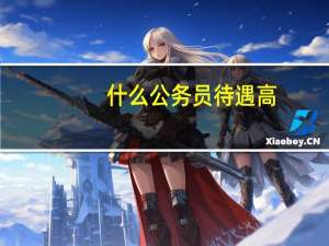 什么公务员待遇高