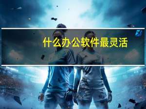 什么办公软件最灵活