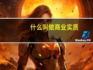 什么叫做商业实质