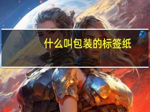 什么叫包装的标签纸
