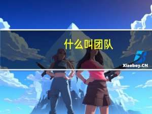 什么叫团队