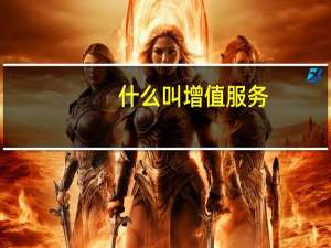 什么叫增值服务