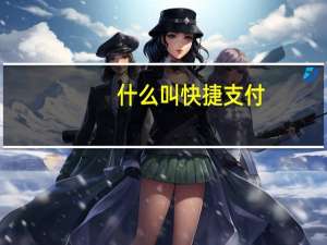 什么叫快捷支付（支付宝快捷支付限额）