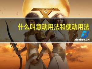 什么叫意动用法和使动用法