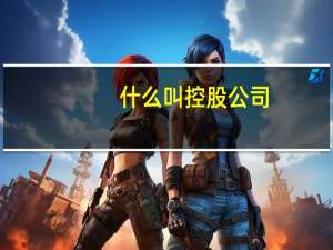 什么叫控股公司
