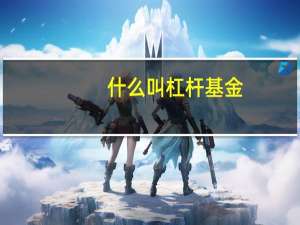 什么叫杠杆基金