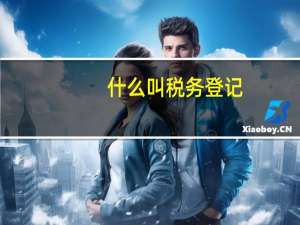 什么叫税务登记