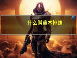 什么叫美术排线